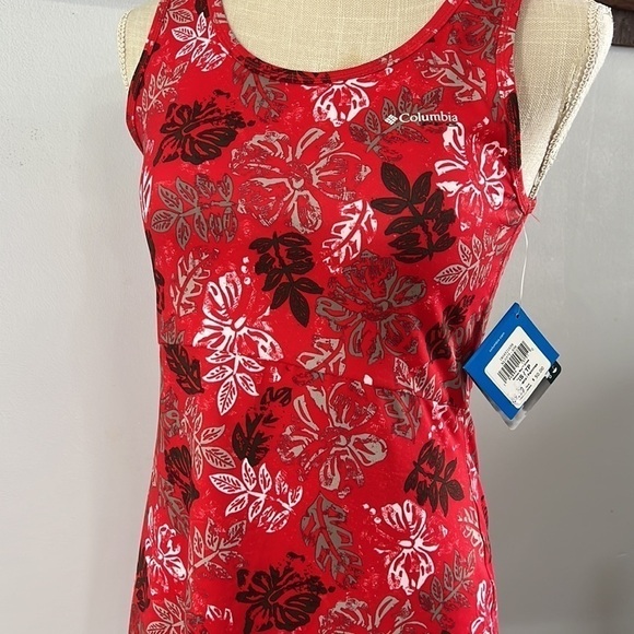 Columbia Midway Bay Floral Fitted Stretch Tennis Dress size XS NWT Activewear - Picture 4 of 8